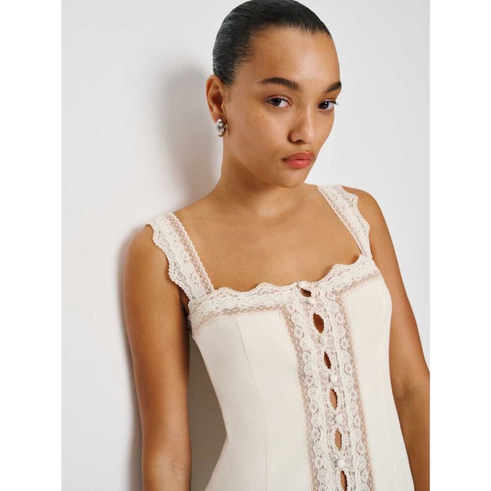 SZ 8 Reformation Austria Top Gossamer NWT - Picture 3 of 8